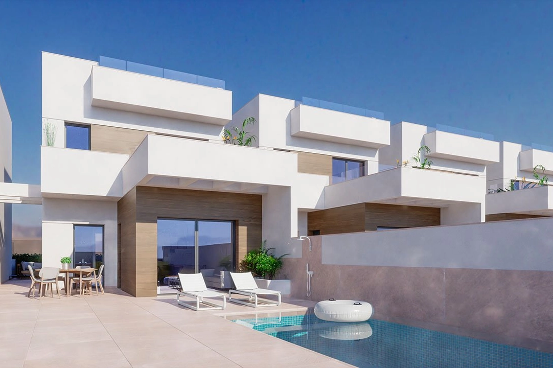 villa en Los Montesinos en vente, construit 171 m², estado nuevo, terrain 219 m², 3 chambre, 3 salle de bains, piscina, ref.: HA-MSN-112-E01-1