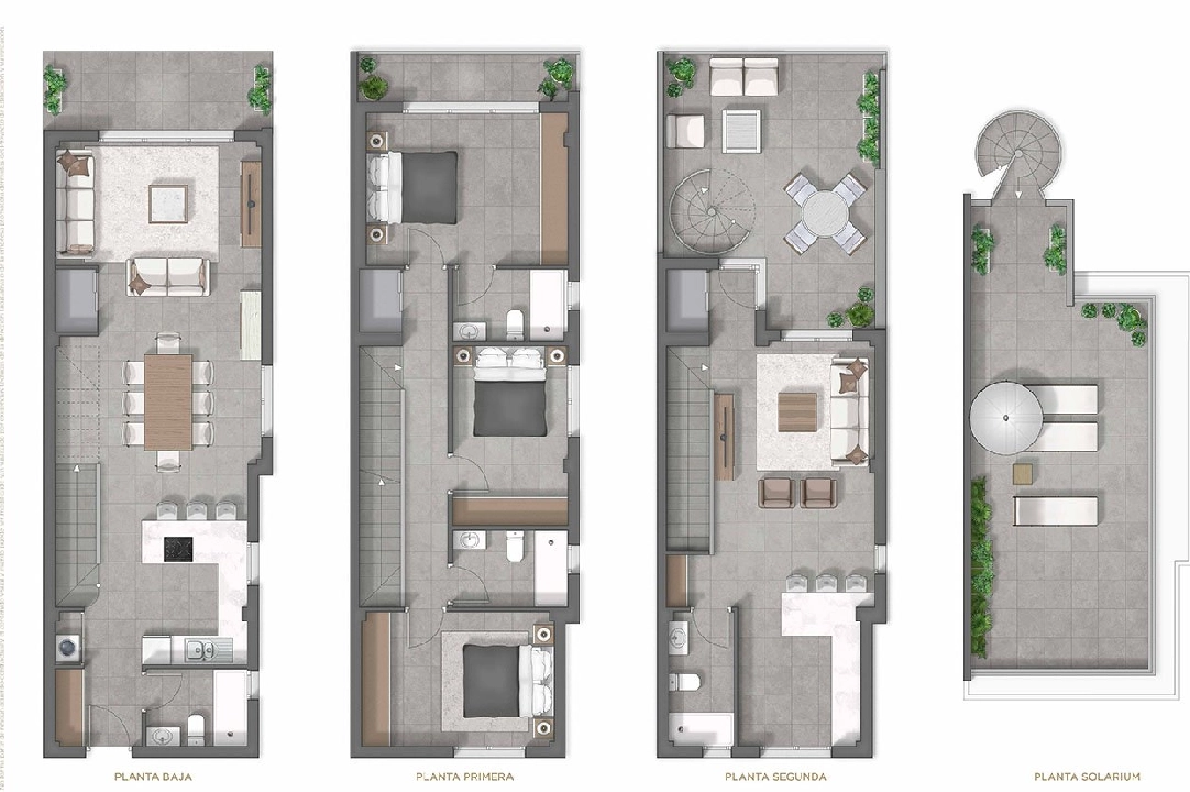 casa duplex en Guardamar del Segura en vente, construit 202 m², estado nuevo, terrain 148 m², 4 chambre, 4 salle de bains, ref.: HA-GUN-150-D01-11