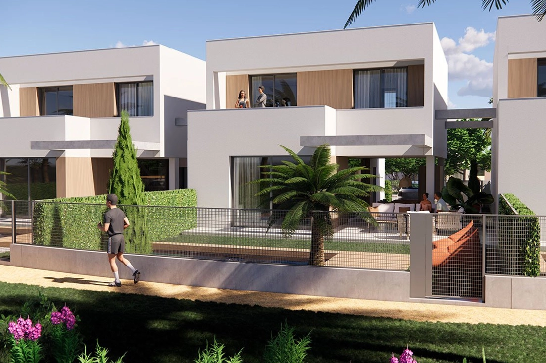 villa en Los Alcazares en vente, construit 300 m², estado nuevo, terrain 202 m², 3 chambre, 3 salle de bains, piscina, ref.: HA-LAN-421-E01-2