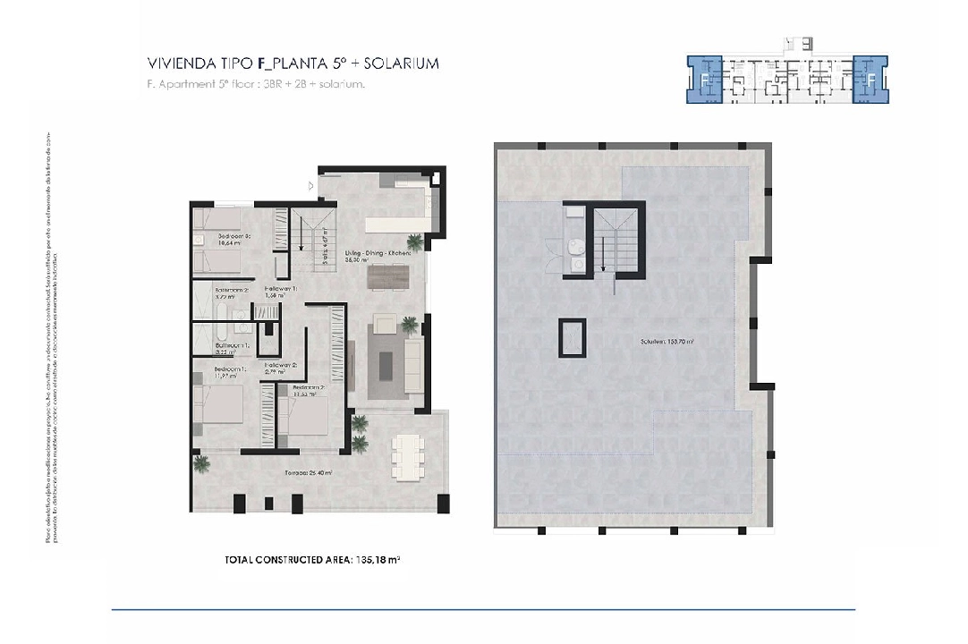 atico en Torrelamata en vente, construit 213 m², estado nuevo, 3 chambre, 2 salle de bains, piscina, ref.: HA-TLN-135-A02-6