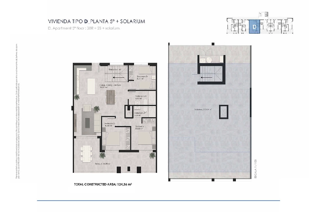 atico en Torrelamata en vente, construit 213 m², estado nuevo, 3 chambre, 2 salle de bains, piscina, ref.: HA-TLN-135-A02-8