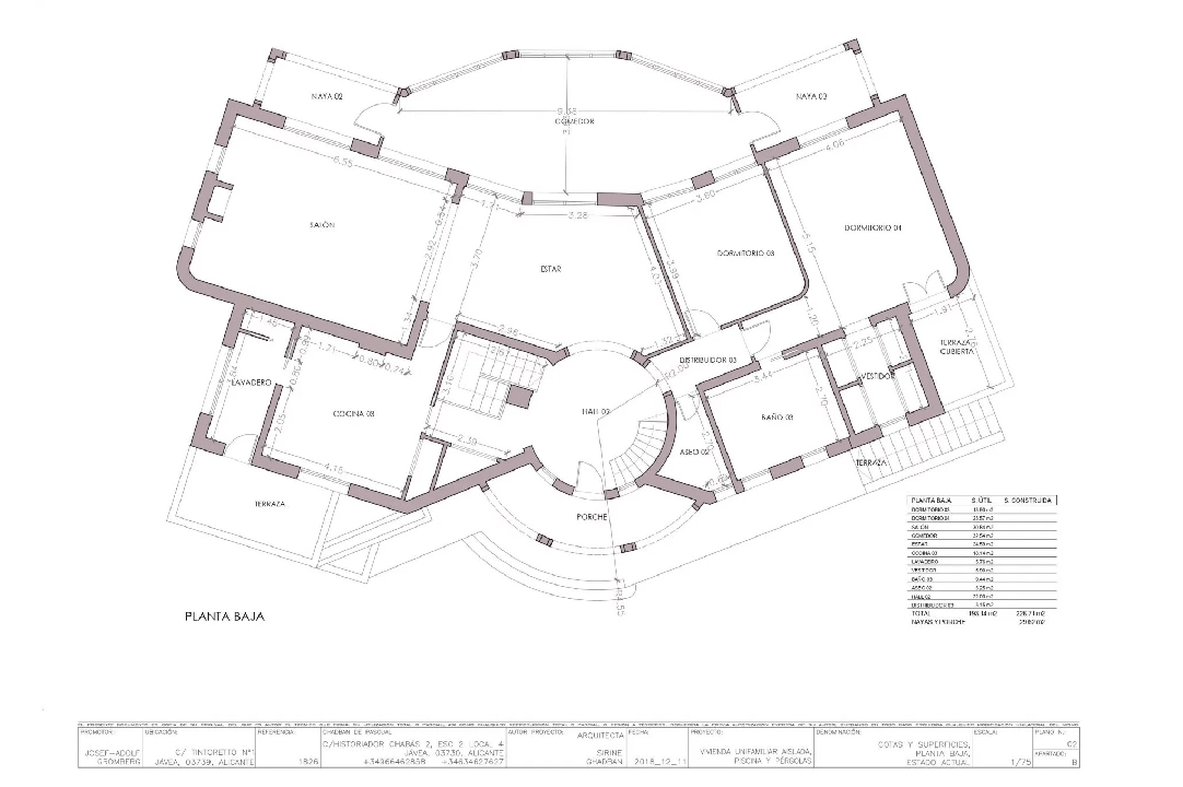 villa en Javea en vente, construit 600 m², aire acondicionado, terrain 2407 m², 5 chambre, 5 salle de bains, piscina, ref.: BS-8172071-18