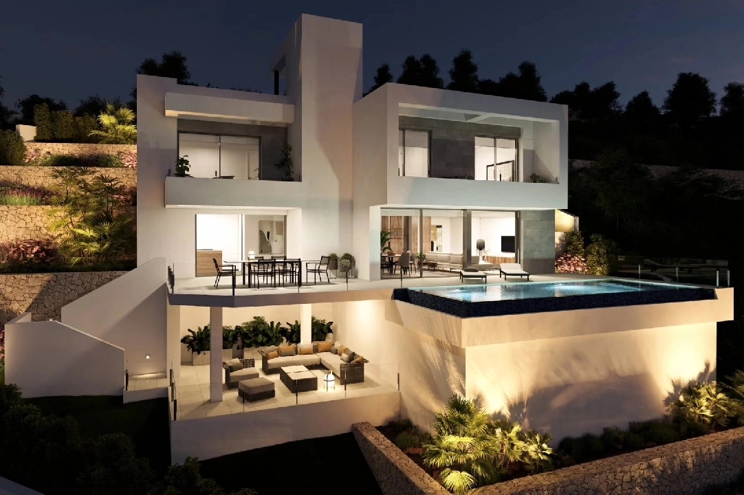 villa en Cumbre del Sol en vente, construit 320 m², terrain 805 m², 3 chambre, 3 salle de bains, piscina, ref.: BS-82447847-7