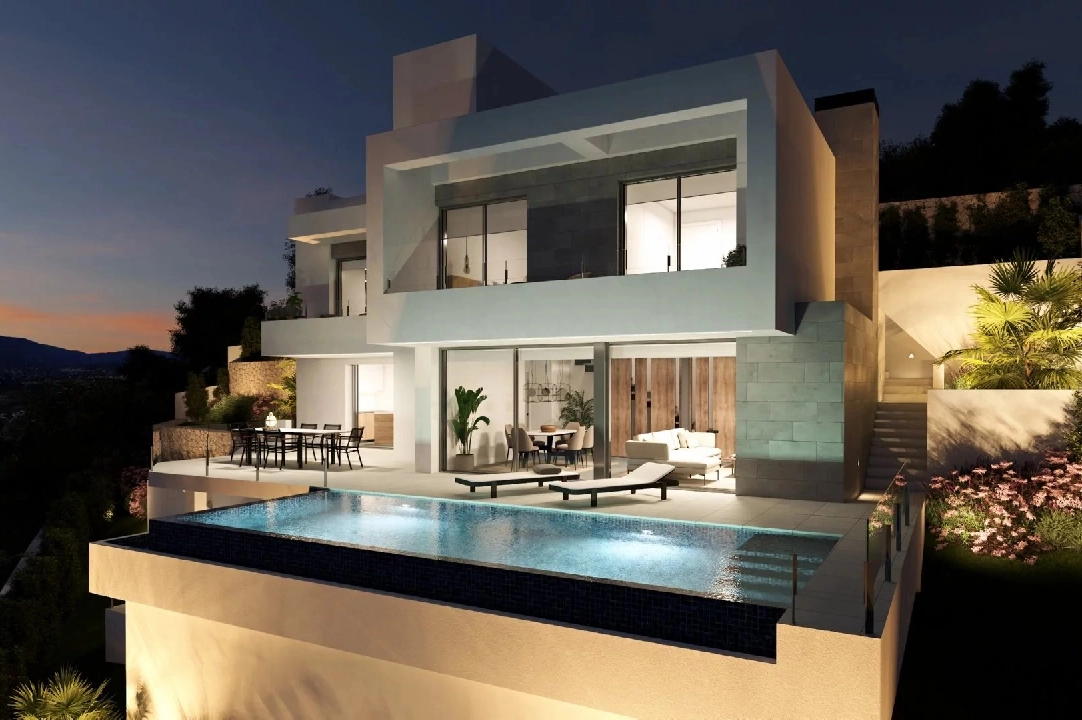 villa en Cumbre del Sol en vente, construit 320 m², terrain 805 m², 3 chambre, 3 salle de bains, piscina, ref.: BS-82447847-8
