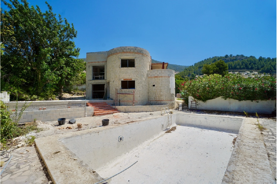 villa en Benitachell(Moraira Alcasar) en vente, construit 260 m², aire acondicionado, terrain 1280 m², 4 chambre, 3 salle de bains, piscina, ref.: CA-H-1675-AMB-2
