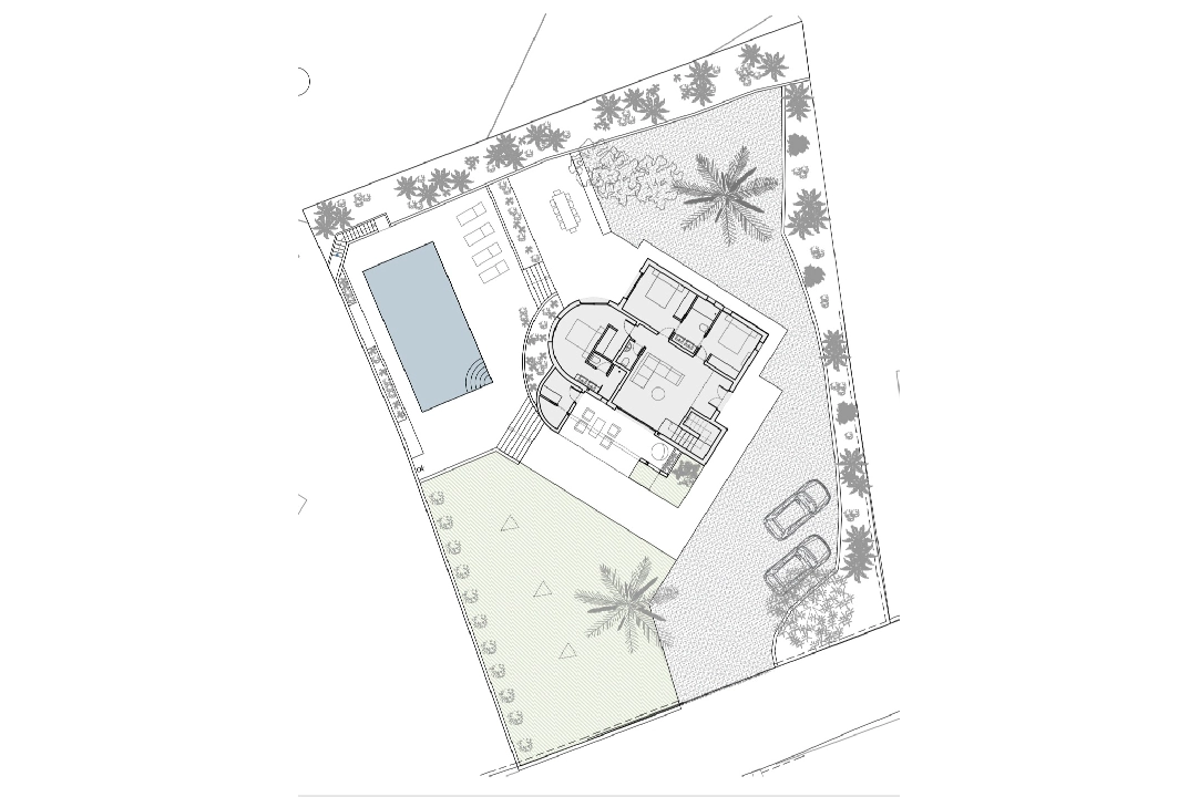villa en Benitachell(Moraira Alcasar) en vente, construit 260 m², aire acondicionado, terrain 1280 m², 4 chambre, 3 salle de bains, piscina, ref.: CA-H-1675-AMB-24