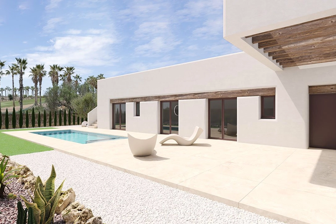 villa en Algorfa en vente, construit 175 m², estado nuevo, aire acondicionado, terrain 454 m², 3 chambre, 2 salle de bains, piscina, ref.: HA-ARN-108-E01-2