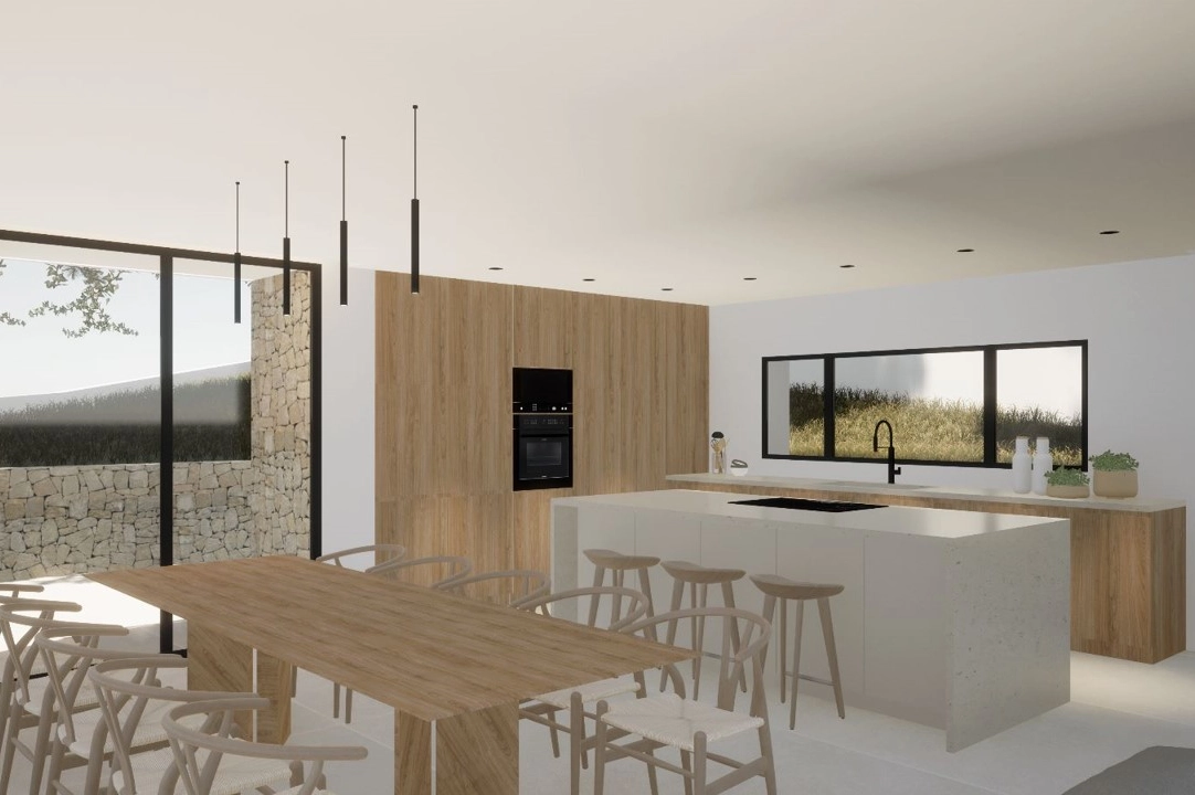 villa en Moraira(Pla del Mar) en vente, construit 340 m², ano de construccion 2023, aire acondicionado, terrain 1070 m², 4 chambre, 4 salle de bains, piscina, ref.: BI-MT.H-787-9