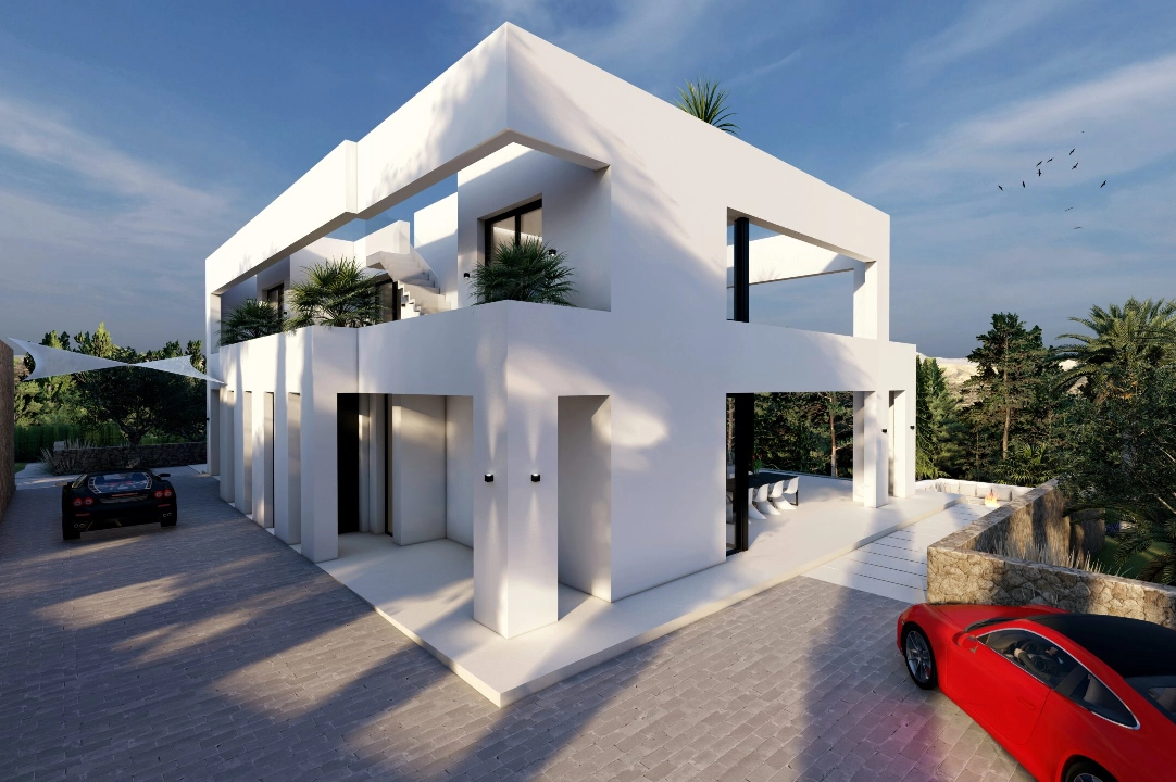 villa en Benissa(Benissa Costa) en vente, construit 574 m², aire acondicionado, terrain 1372 m², 4 chambre, 4 salle de bains, ref.: BP-7015BEN-10