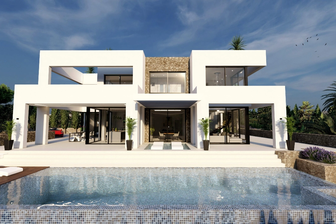 villa en Benissa(Benissa Costa) en vente, construit 574 m², aire acondicionado, terrain 1372 m², 4 chambre, 4 salle de bains, ref.: BP-7015BEN-2