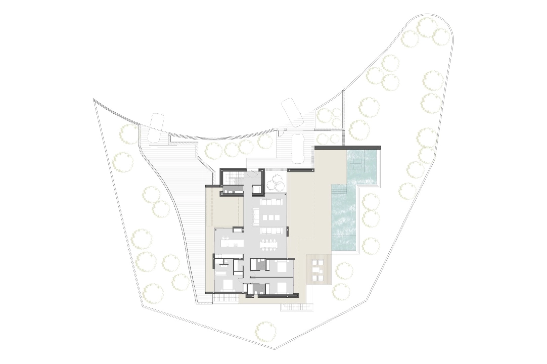 villa en Moraira(Fanadix) en vente, construit 677 m², aire acondicionado, terrain 1601 m², 4 chambre, 5 salle de bains, ref.: BP-3616MOR-5