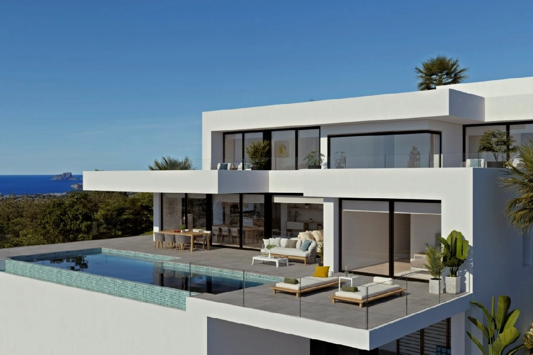 villa en Benitachell(Cumbre del sol) en vente, construit 783 m², aire acondicionado, terrain 1087 m², 4 chambre, 5 salle de bains, piscina, ref.: AM-11649DA-3700-1