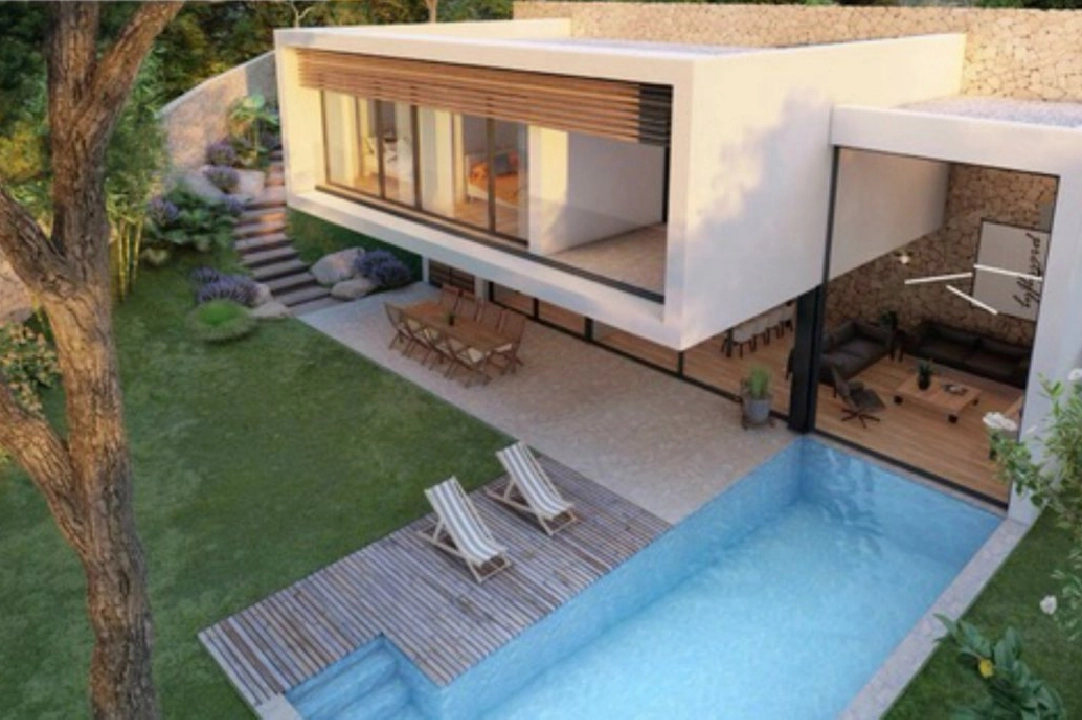 villa en Calpe(Gran sol) en vente, construit 174 m², terrain 800 m², 4 chambre, 3 salle de bains, piscina, ref.: AM-11737DA-3700-1