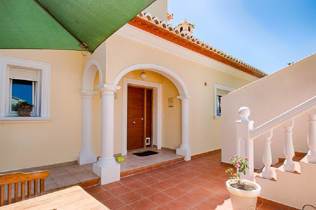 villa en Moraira(Sol park) en vente, construit 270 m², aire acondicionado, terrain 797 m², 4 chambre, 3 salle de bains, piscina, ref.: AM-11778DA-3700-13
