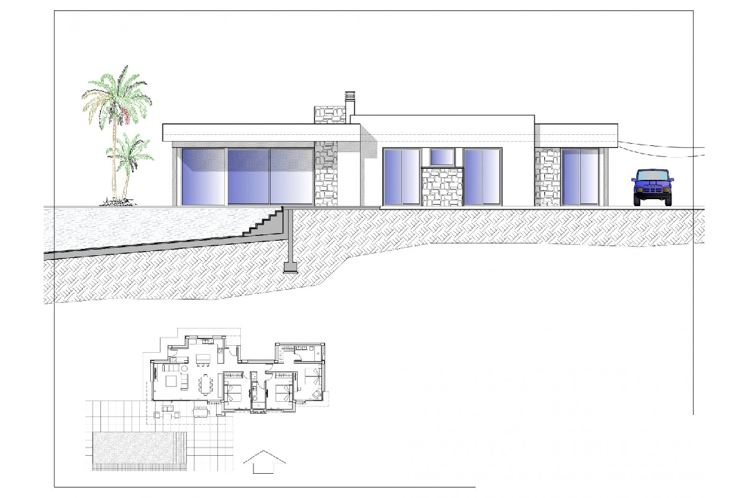 villa en Calpe(Pla roig) en vente, construit 166 m², aire acondicionado, terrain 800 m², 3 chambre, 2 salle de bains, piscina, ref.: AM-11813DA-3700-7
