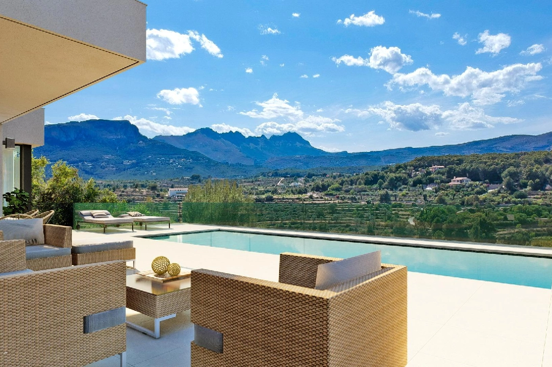 villa en Calpe(Calpe) en vente, construit 209 m², aire acondicionado, terrain 1000 m², 3 chambre, 3 salle de bains, piscina, ref.: AM-11967DA-3700-2