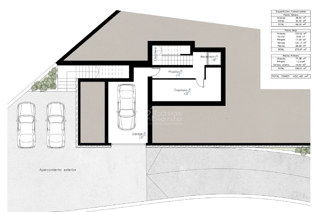 villa en Benissa(Fanadix) en vente, construit 450 m², aire acondicionado, terrain 800 m², 3 chambre, 3 salle de bains, piscina, ref.: CA-H-1562-AMBI-8