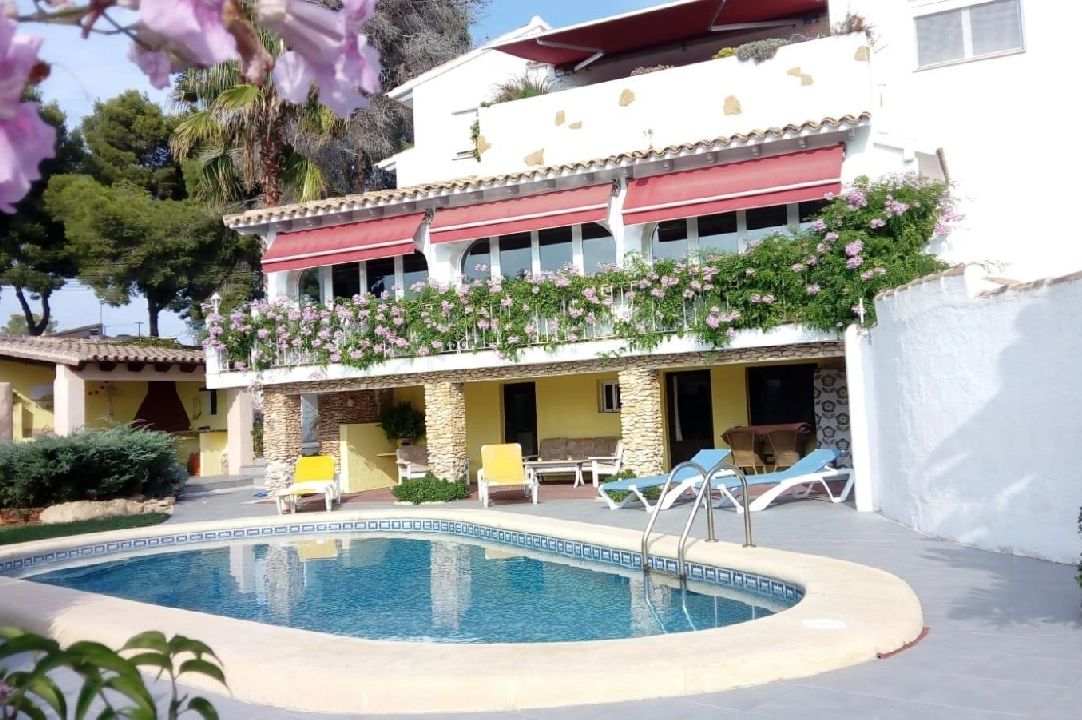 villa en Moraira(Pla del mar) en vente, construit 326 m², aire acondicionado, terrain 791 m², 5 chambre, 5 salle de bains, piscina, ref.: AM-12082DA-3700-2