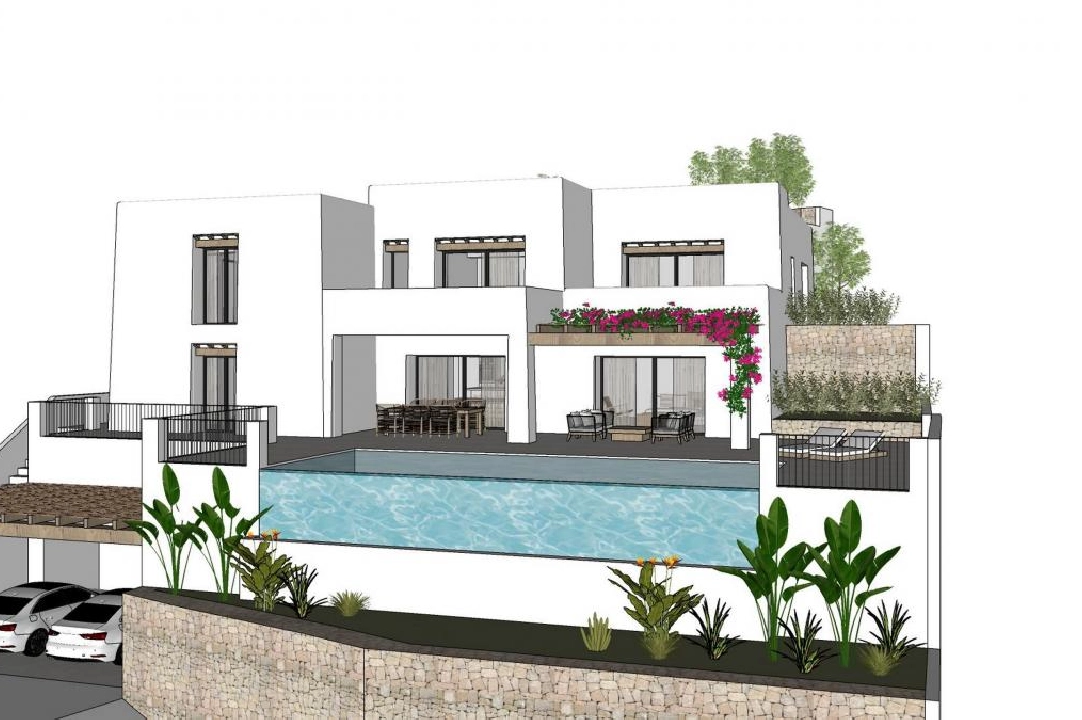 villa en Moraira en vente, terrain 1000 m², 4 chambre, 4 salle de bains, piscina, ref.: COB-3416-3