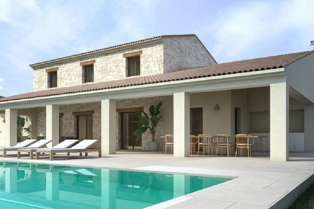 villa en Moraira en vente, construit 460 m², terrain 13536 m², 4 chambre, 4 salle de bains, piscina, ref.: COB-3414-2