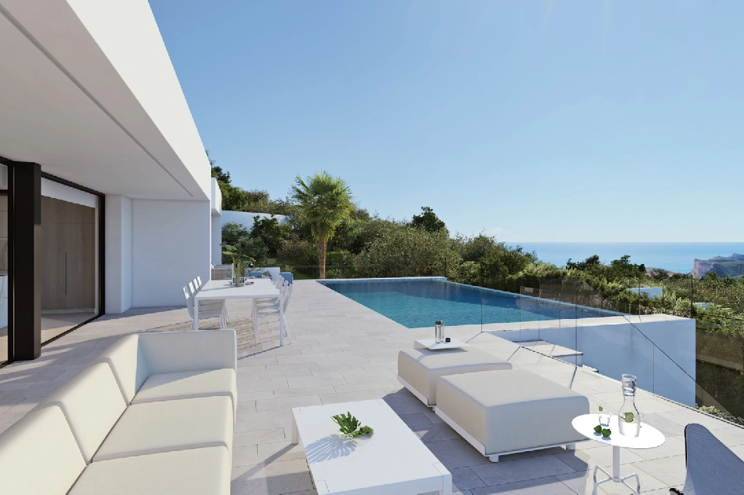 villa en Cumbre del Sol(Residencial Plus Jazmines) en vente, construit 313 m², terrain 1338 m², 3 chambre, 5 salle de bains, piscina, ref.: VA-AJ064-4