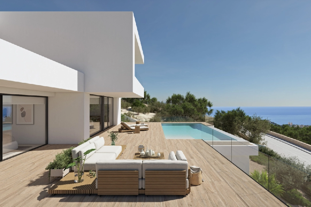 villa en Cumbre del Sol(Residencial Plus Jazmines) en vente, construit 207 m², terrain 1020 m², 3 chambre, 4 salle de bains, piscina, ref.: VA-AJ137-4