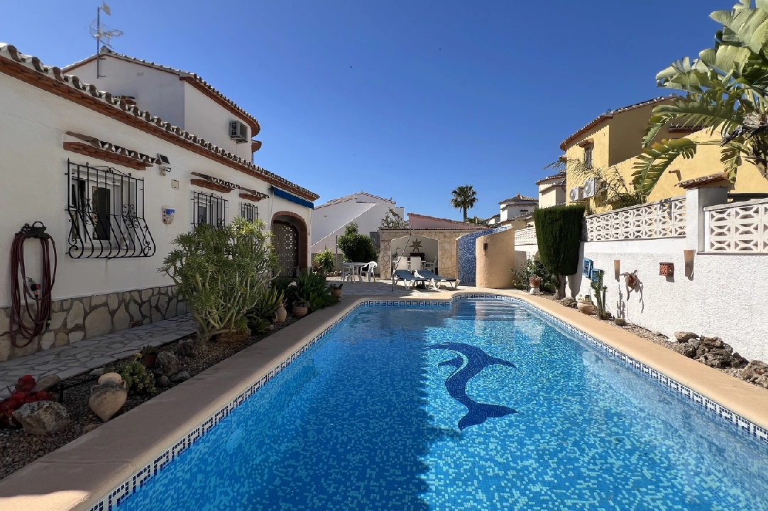 villa en Els Poblets en location de vacances, construit 125 m², ano de construccion 2003, + KLIMA, aire acondicionado, terrain 400 m², 2 chambre, 2 salle de bains, piscina, ref.: T-1123-3