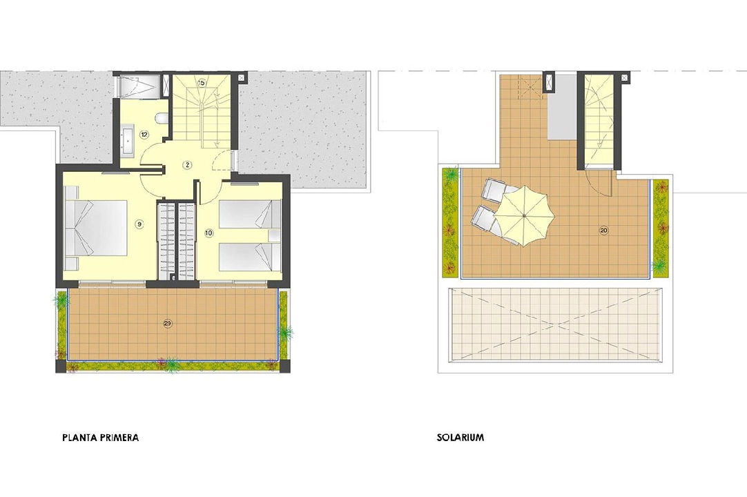 casa duplex en San Juan de los Terreros en vente, construit 271 m², estado nuevo, aire acondicionado, terrain 249 m², 3 chambre, 2 salle de bains, ref.: HA-STN-150-D01-11