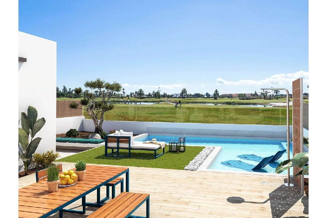 villa en Los Alcazares en vente, construit 108 m², estado nuevo, terrain 292 m², 3 chambre, 2 salle de bains, piscina, ref.: HA-LAN-430-E01-4