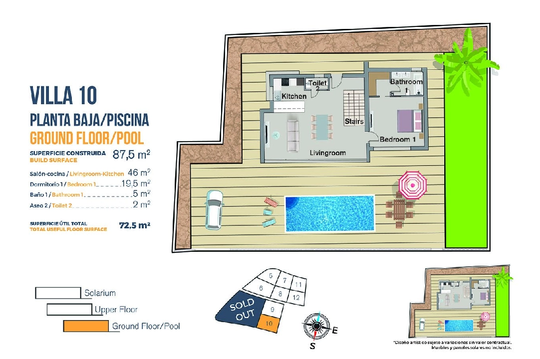 villa en Finestrat en vente, construit 149 m², estado nuevo, terrain 346 m², 3 chambre, 2 salle de bains, piscina, ref.: HA-FIN-120-E03-38