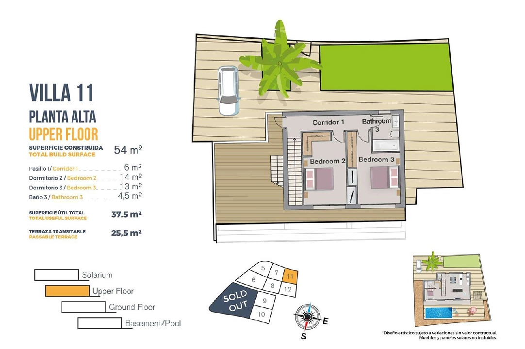 villa en Finestrat en vente, construit 149 m², estado nuevo, terrain 346 m², 3 chambre, 2 salle de bains, piscina, ref.: HA-FIN-120-E03-42