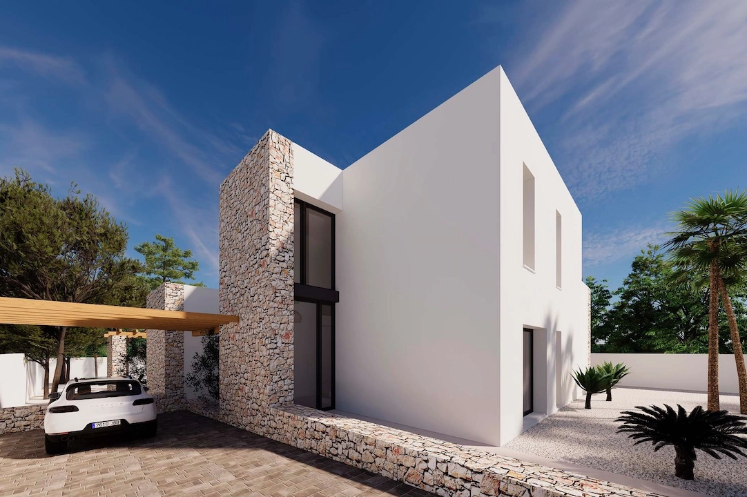 villa en Moraira(Pinar del Advocat) en vente, construit 268 m², aire acondicionado, terrain 800 m², 4 chambre, 3 salle de bains, piscina, ref.: CA-H-1709-AMB-3
