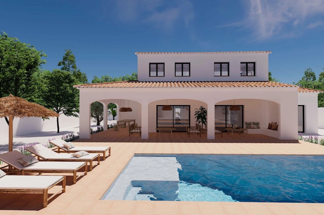 villa en Moraira(Pinar del Advocat) en vente, construit 248 m², aire acondicionado, terrain 1050 m², 4 chambre, 4 salle de bains, piscina, ref.: CA-H-1712-AMB-10