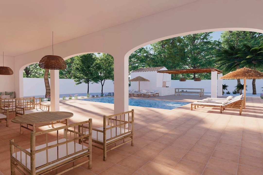 villa en Moraira(Pinar del Advocat) en vente, construit 248 m², aire acondicionado, terrain 1050 m², 4 chambre, 4 salle de bains, piscina, ref.: CA-H-1712-AMB-2
