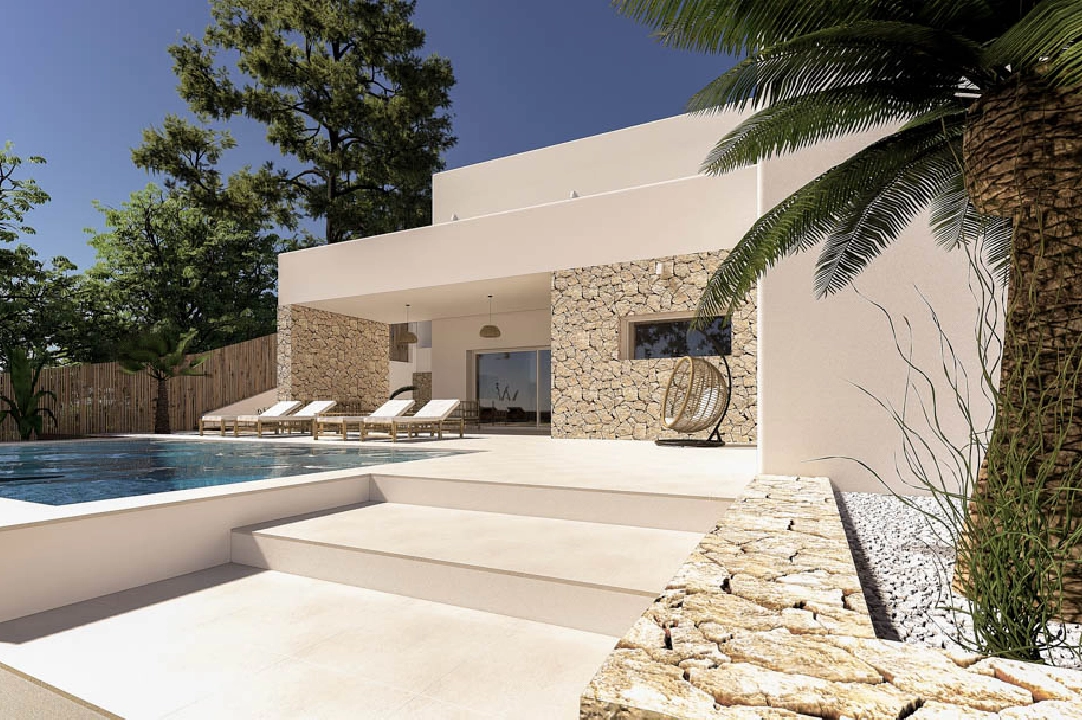 villa en Moraira(La Pinada) en vente, construit 435 m², aire acondicionado, terrain 800 m², 4 chambre, 4 salle de bains, ref.: BP-7103MOR-3