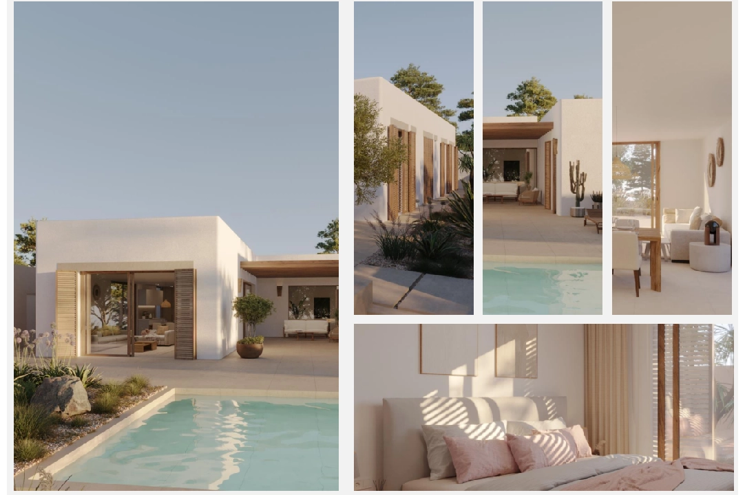 villa en Moraira(La Sabatera) en vente, construit 213 m², aire acondicionado, terrain 971 m², 4 chambre, 2 salle de bains, ref.: BP-4306MOR-10