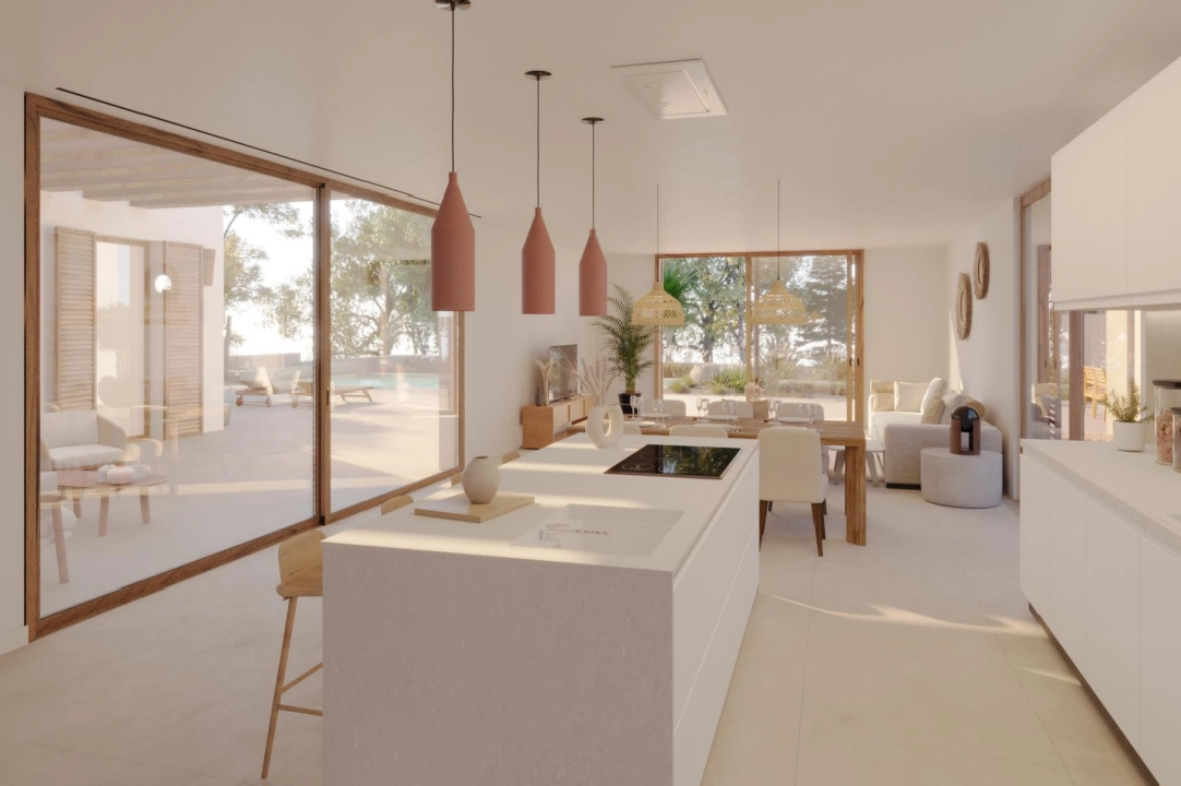 villa en Moraira(La Sabatera) en vente, construit 213 m², aire acondicionado, terrain 971 m², 4 chambre, 2 salle de bains, ref.: BP-4306MOR-4