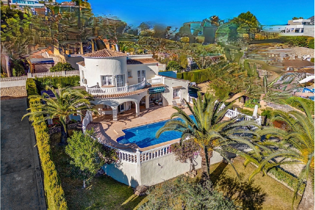villa en Moraira(Pinar del Advocat) en vente, construit 174 m², terrain 918 m², 4 chambre, 4 salle de bains, piscina, ref.: CA-H-1733-AMBE-37