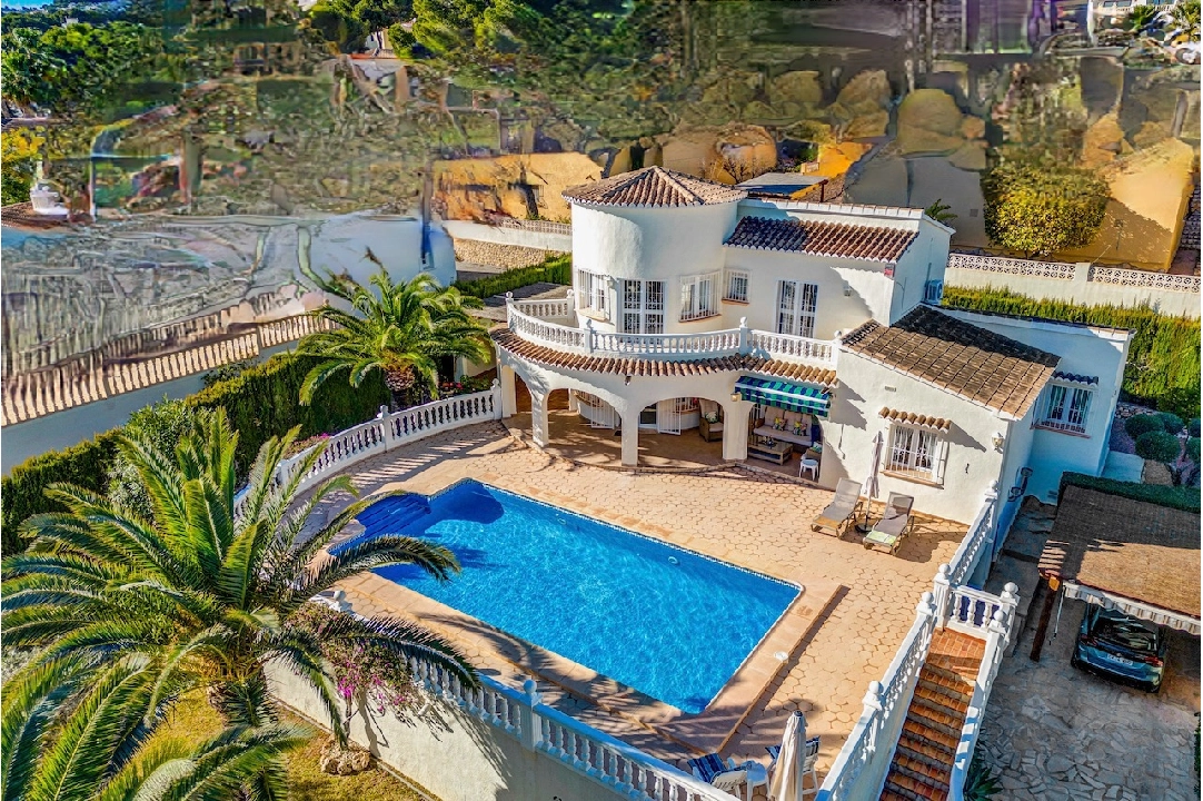 villa en Moraira(Pinar del Advocat) en vente, construit 174 m², terrain 918 m², 4 chambre, 4 salle de bains, piscina, ref.: CA-H-1733-AMBE-38