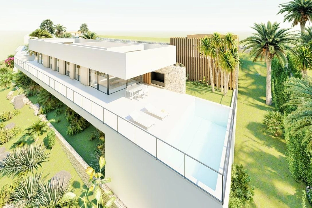 villa en Denia(La Sella) en vente, construit 176 m², aire acondicionado, terrain 1514 m², 3 chambre, 3 salle de bains, piscina, ref.: AM-12128DA-3700-15