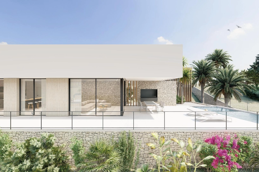 villa en Denia(La Sella) en vente, construit 176 m², aire acondicionado, terrain 1514 m², 3 chambre, 3 salle de bains, piscina, ref.: AM-12128DA-3700-3