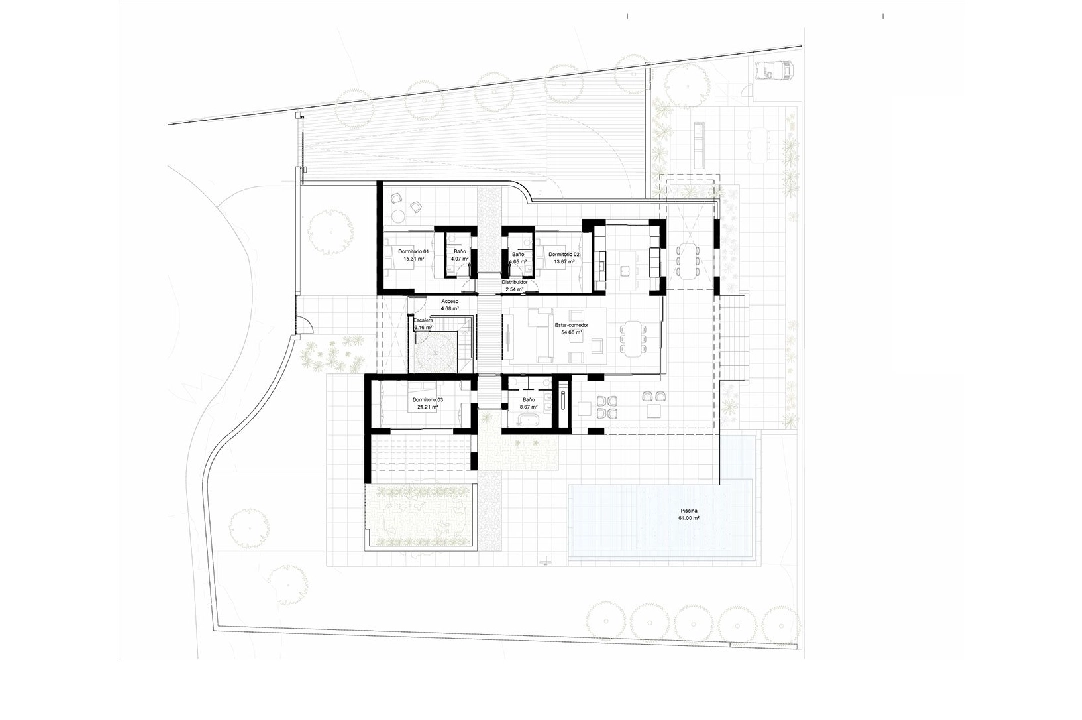 villa en Orihuela Costa en vente, construit 329 m², estado nuevo, + fussboden, aire acondicionado, terrain 1094 m², 3 chambre, 3 salle de bains, piscina, ref.: HA-OCN-148-E01-17
