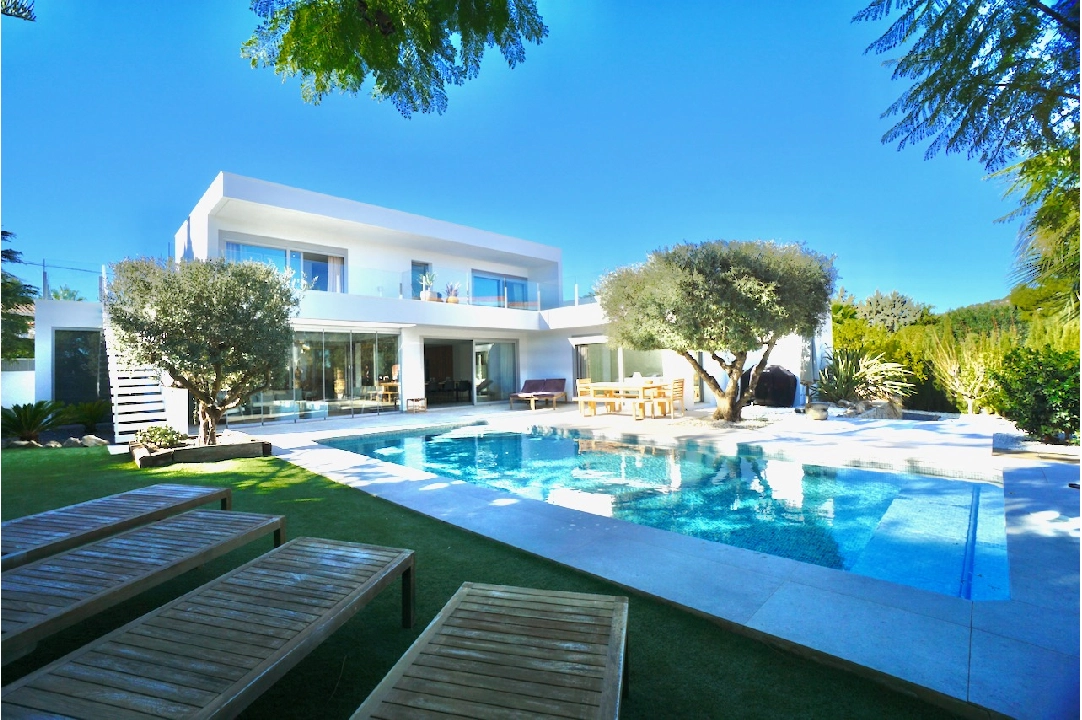 villa en Benissa(La Fustera) en vente, construit 308 m², aire acondicionado, terrain 850 m², 4 chambre, 3 salle de bains, piscina, ref.: CA-H-1723-AMBI-40