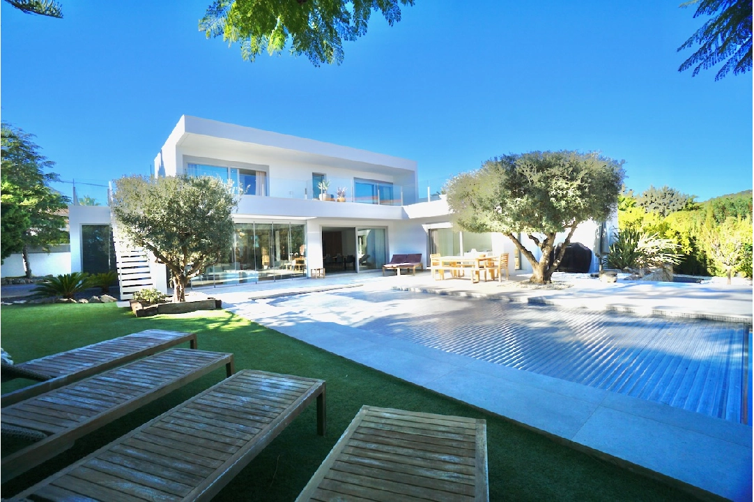 villa en Benissa(La Fustera) en vente, construit 308 m², aire acondicionado, terrain 850 m², 4 chambre, 3 salle de bains, piscina, ref.: CA-H-1723-AMBI-41