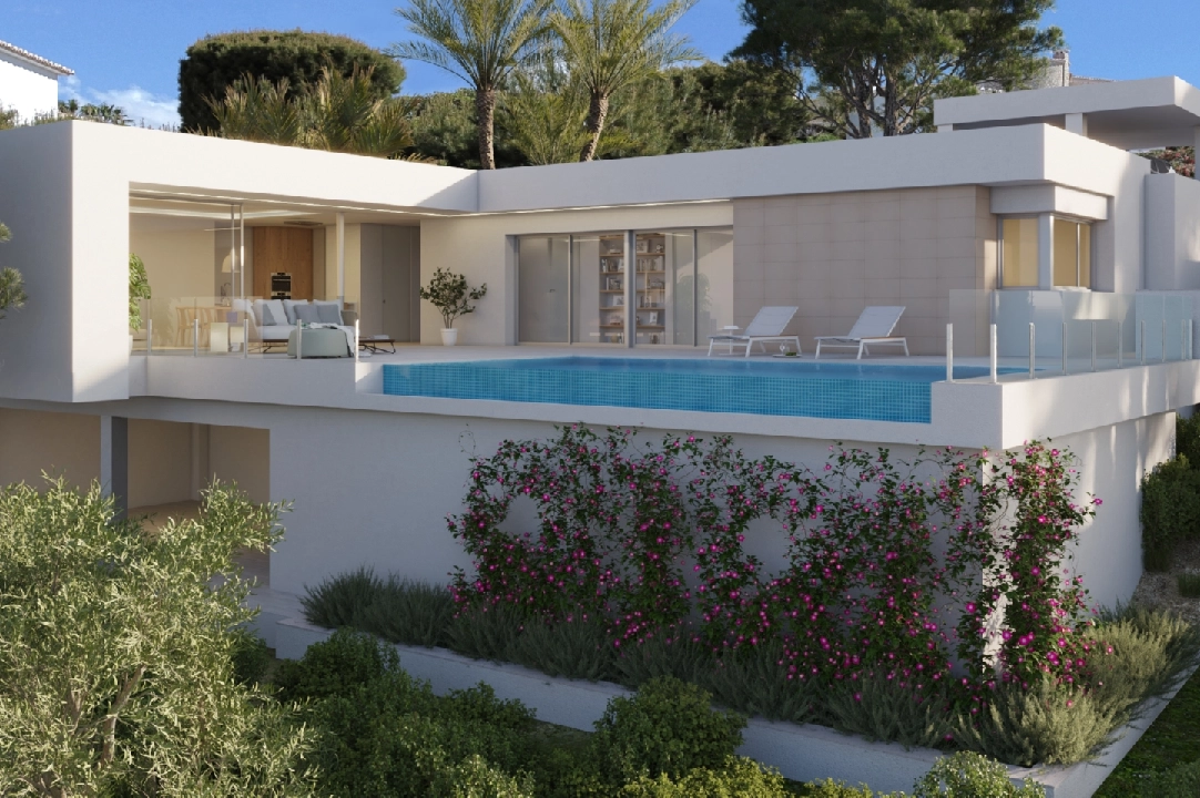 villa en Cumbre del Sol(Magnolias Design) en vente, construit 142 m², terrain 813 m², 3 chambre, 3 salle de bains, piscina, ref.: VA-AM033-9