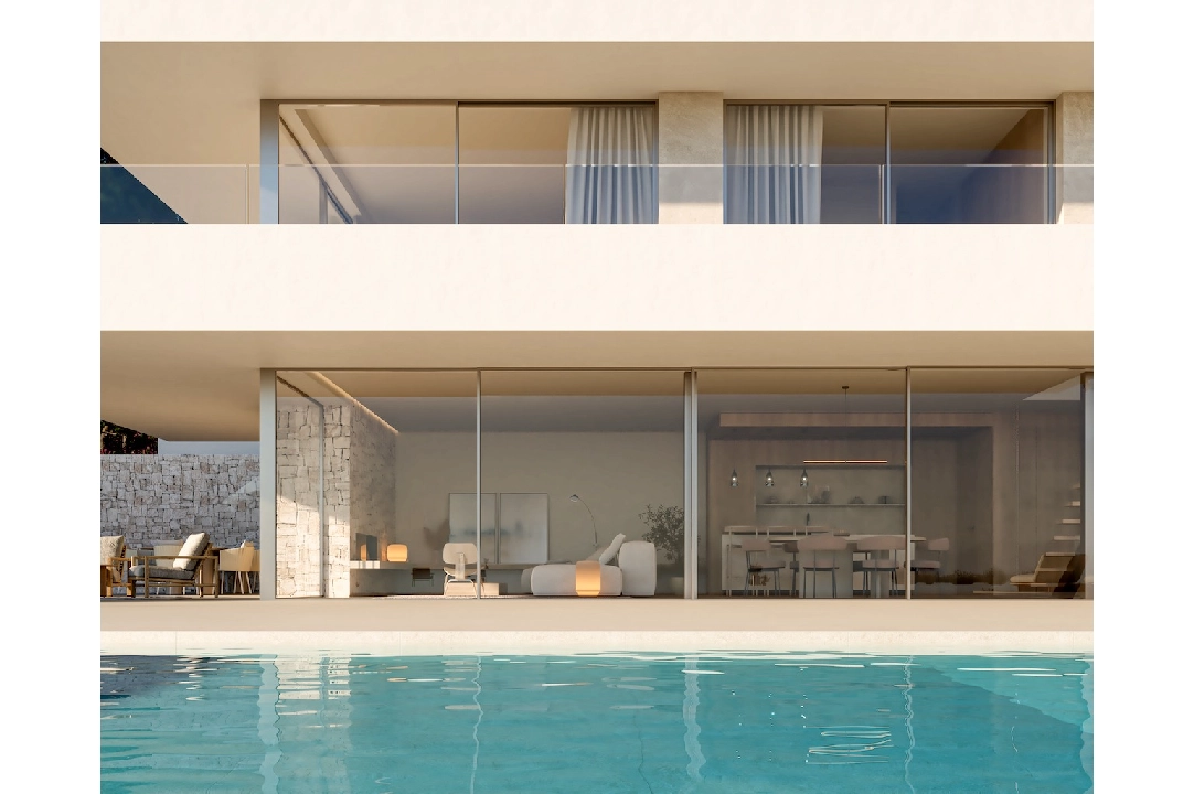 villa en Moraira(La Sabatera) en vente, construit 311 m², aire acondicionado, terrain 977 m², 4 chambre, 4 salle de bains, piscina, ref.: CA-H-1738-AMB-8