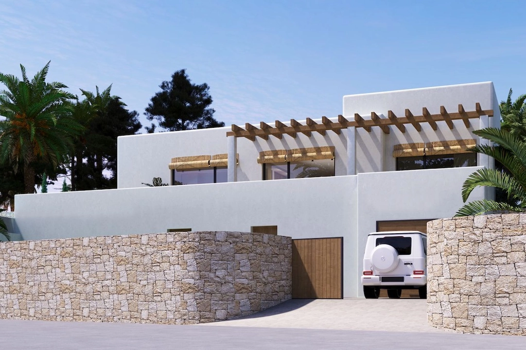 villa en Moraira(Moravit) en vente, construit 240 m², aire acondicionado, terrain 851 m², 3 chambre, 3 salle de bains, piscina, ref.: CA-H-1739-AMB-3