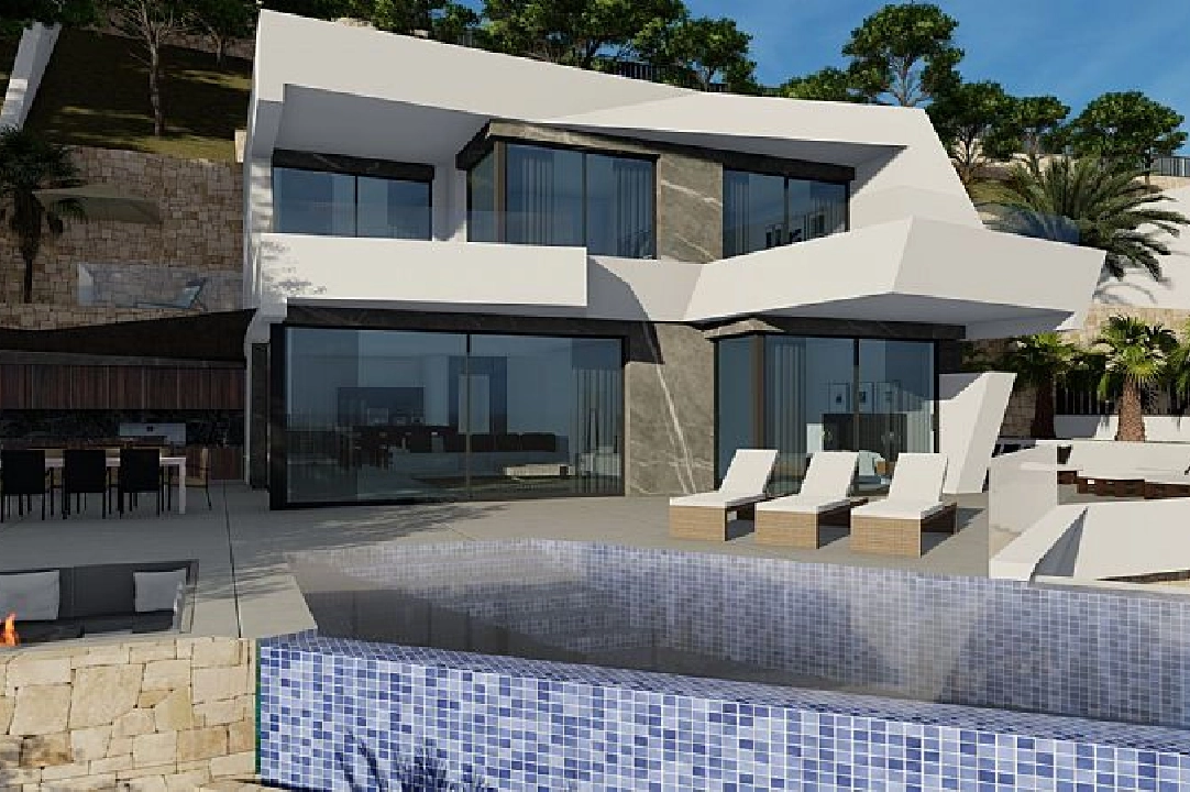villa en Calpe(Maryvilla) en vente, construit 489 m², aire acondicionado, terrain 770 m², 4 chambre, 5 salle de bains, piscina, ref.: CA-H-1741-AMB-8