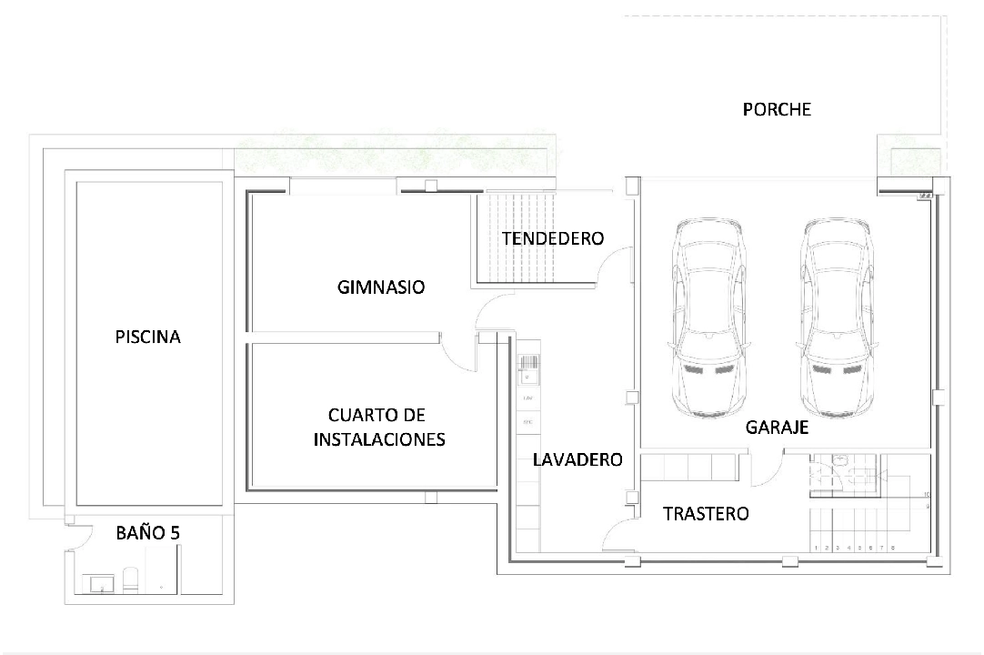 villa en Moraira(Benimeit) en vente, construit 396 m², aire acondicionado, terrain 795 m², 4 chambre, 5 salle de bains, piscina, ref.: CA-H-1749-AMB-7