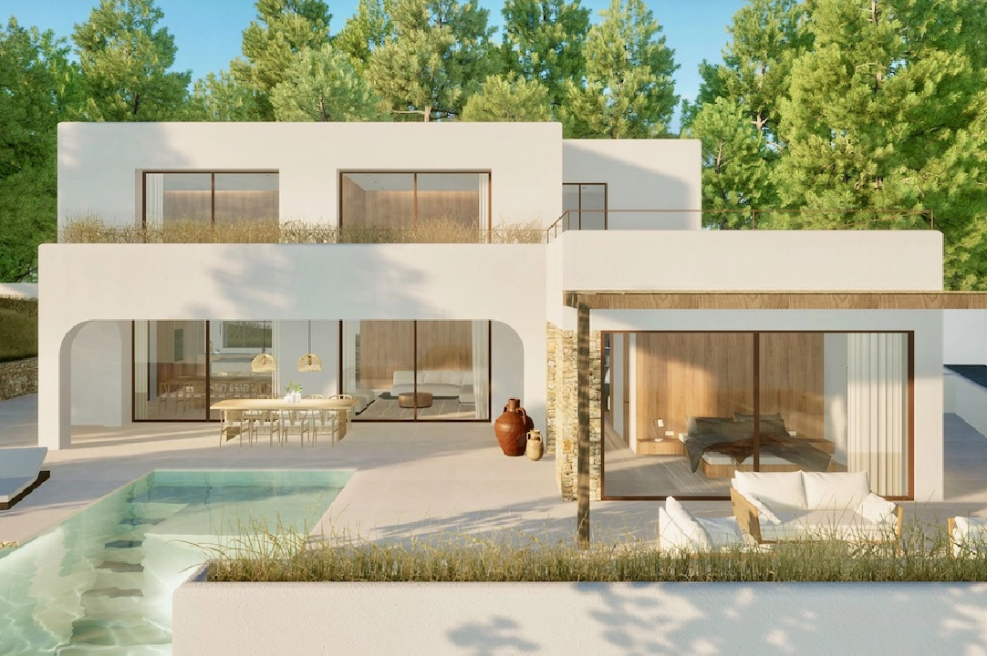 villa en Moraira(Pla de Mar) en vente, construit 1070 m², terrain 903 m², 4 chambre, 4 salle de bains, piscina, ref.: CA-H-1751-AMBI-11